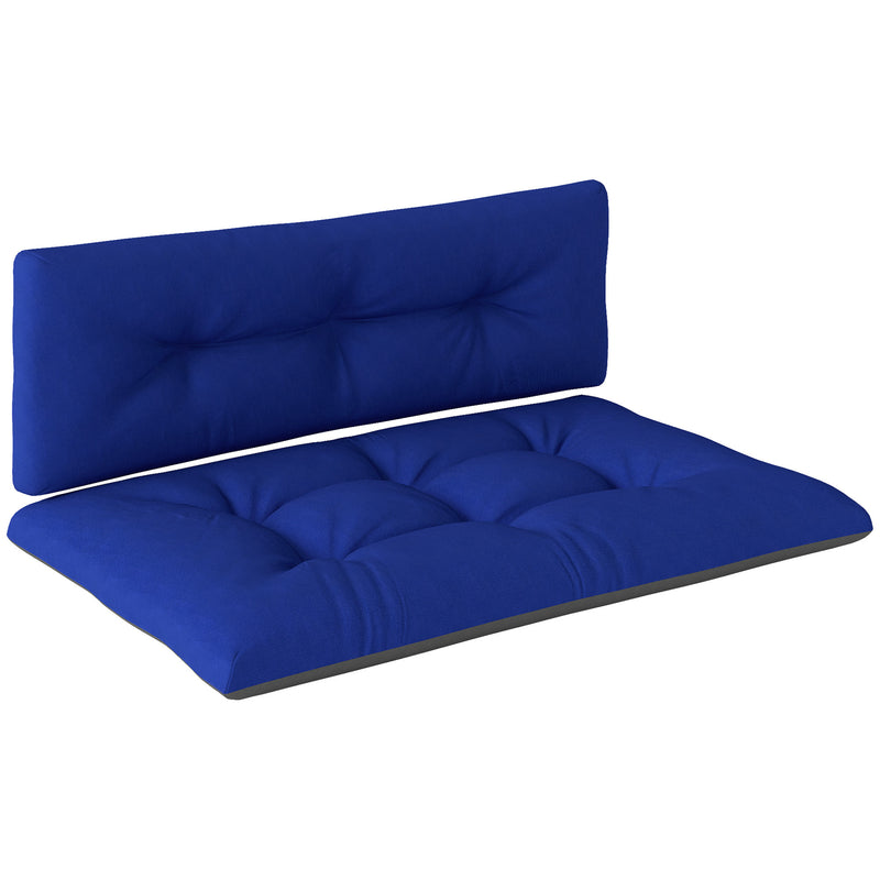 2 Seater Pallet Cushions Outdoor 3.9 Thick Replacement Cushions