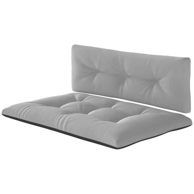2 Seater Pallet Cushions Outdoor 3.9 Thick Replacement Cushions