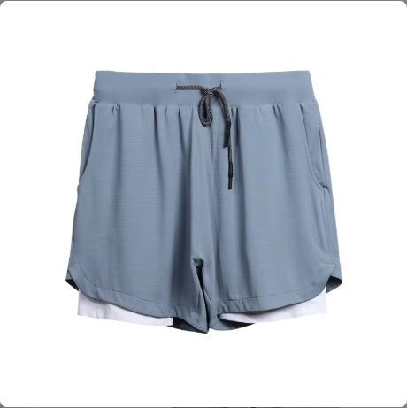 Men Liner Running Fitness Shorts