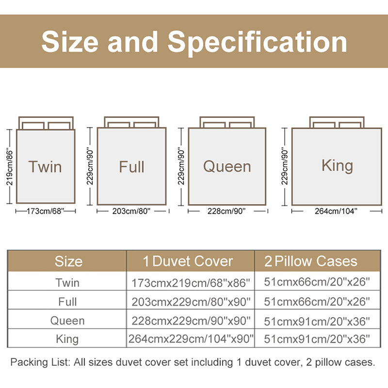 3 Pieces Black and White Background Sunflower Duvet Cover Set
