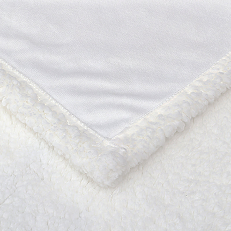 3D Elephant Printed Sherpa Fleece Blanket