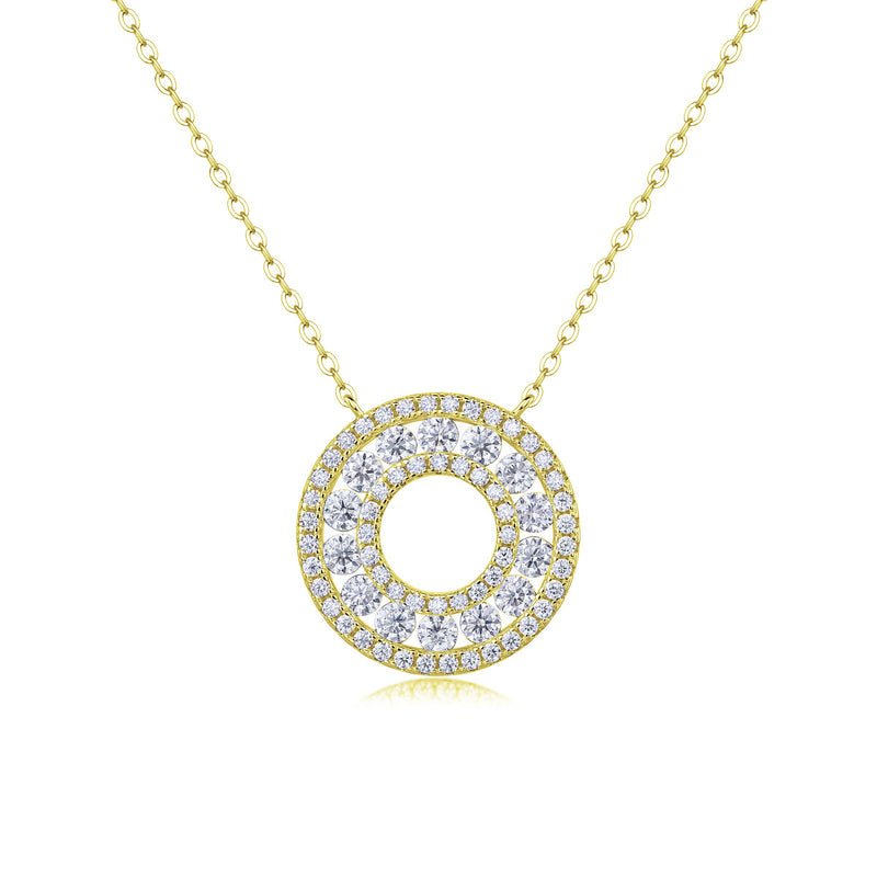 Reciprocating - A Fashionable And Luxurious Diamond Jewelry Pendant Set