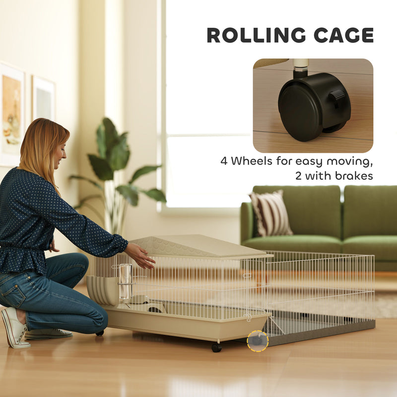 Small Animal Cage With Removable Pet Playpen