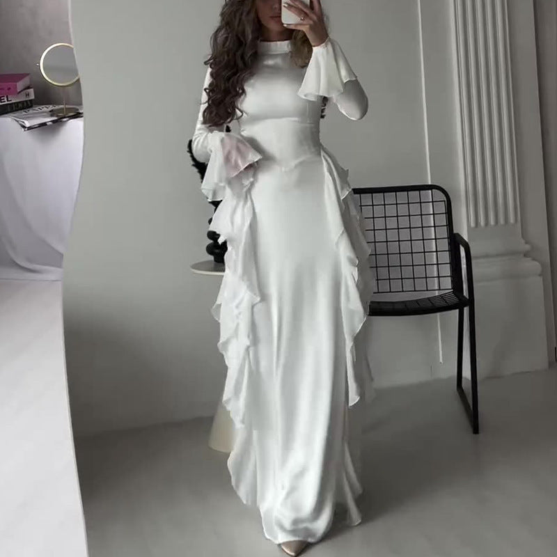 Women's Round-neck Flared Sleeves
