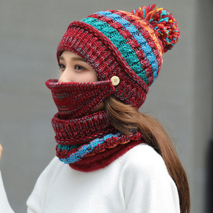 Stylish winter knitted hat