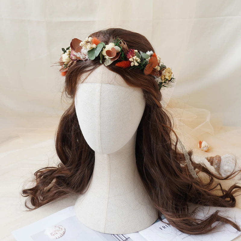 Gypsophila Crown, Dried Flower Crown
