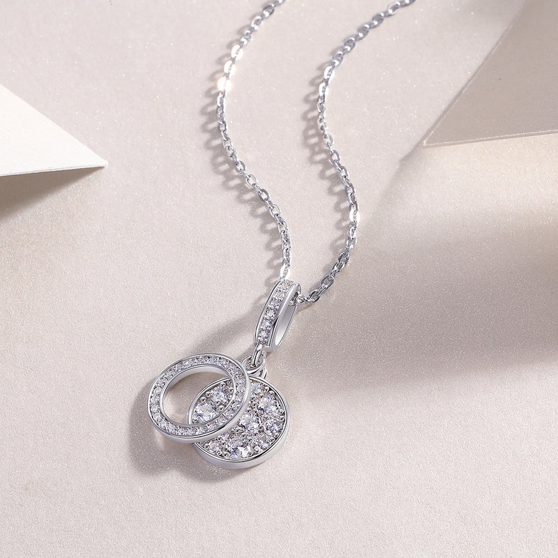 Double Ring Combination - A Fashionable And Luxurious Diamond Jewelry Piece Set