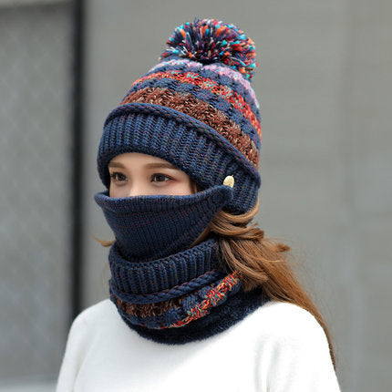 Stylish winter knitted hat
