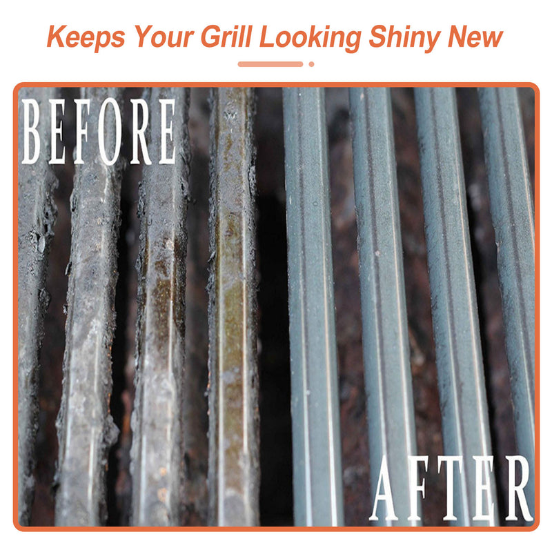 1 Set BBQ Grill Cleaning Brush Stainless Steel Barbecue Cleaner