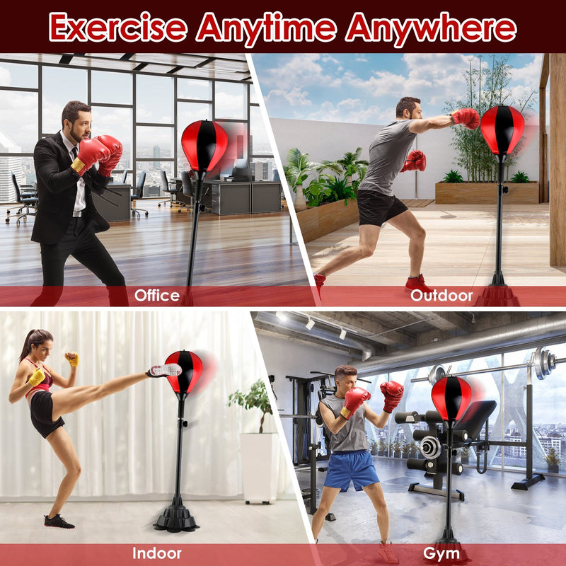 Punching Bag With Stand Free Standing Boxing Ball