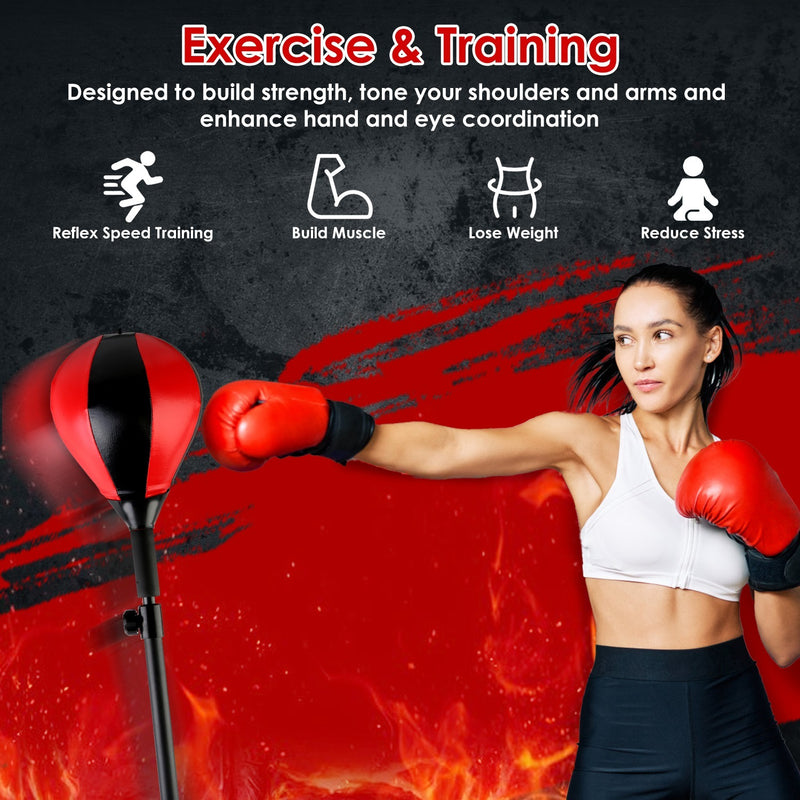Punching Bag With Stand Free Standing Boxing Ball
