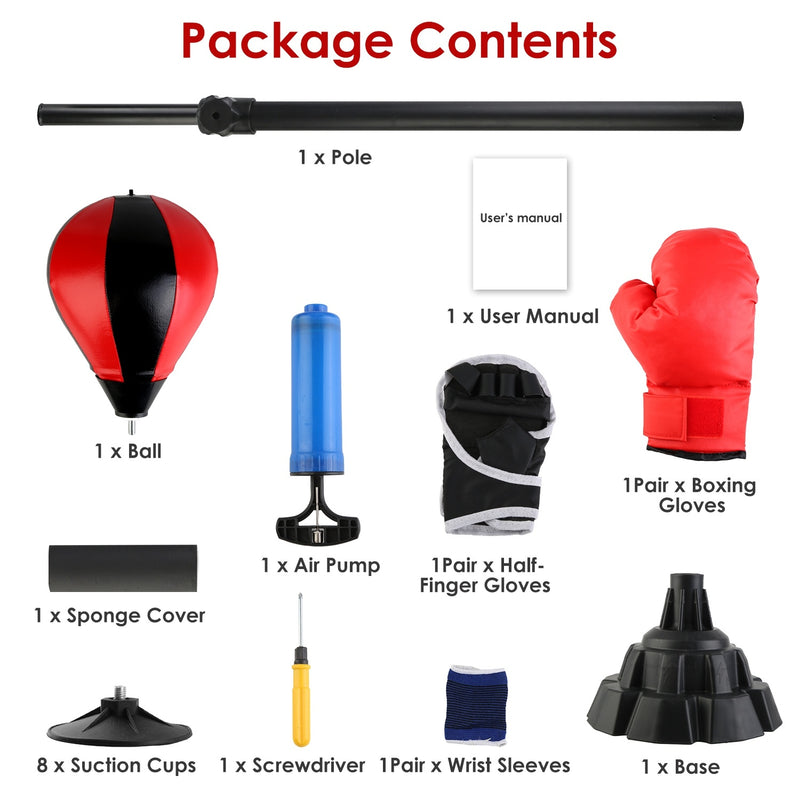 Punching Bag With Stand Free Standing Boxing Ball