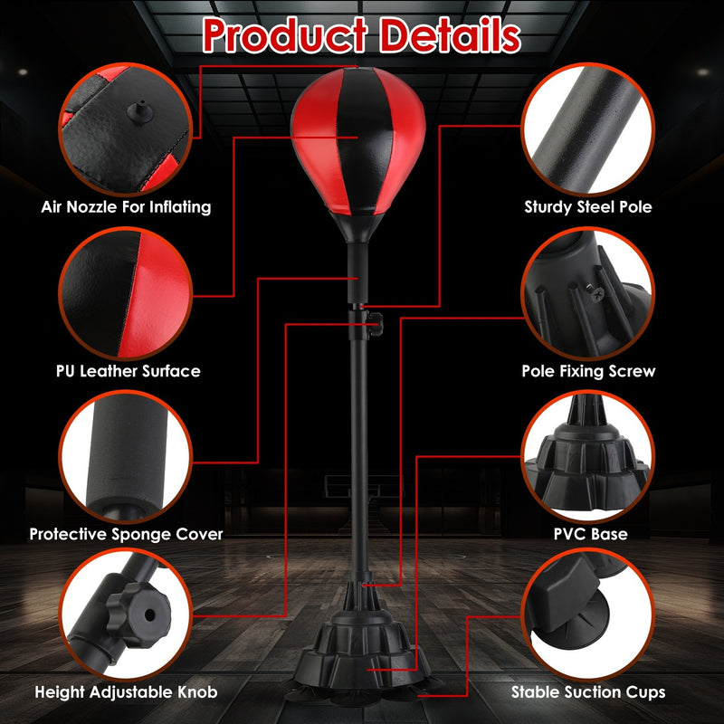 Punching Bag With Stand Free Standing Boxing Ball