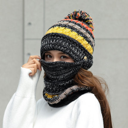 Stylish winter knitted hat