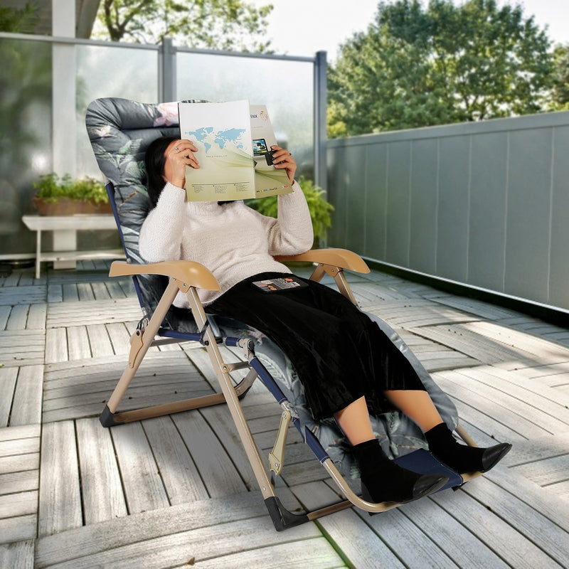 1Pc Chaise Lounger Cushion