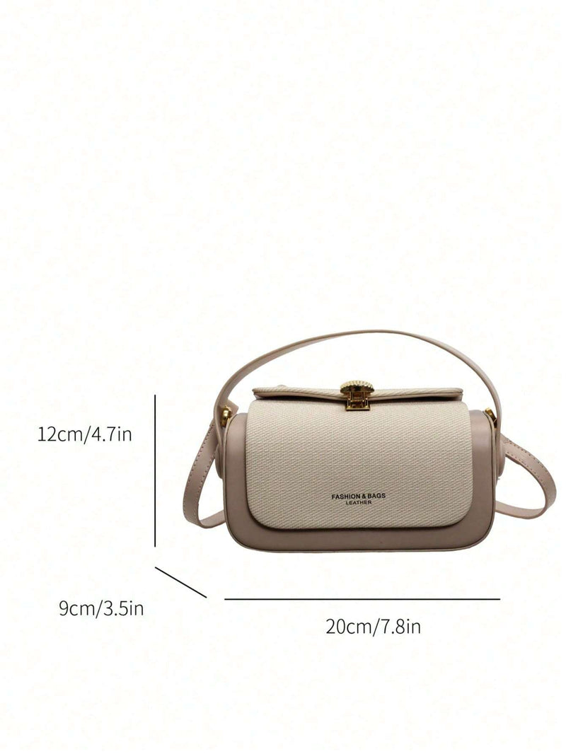 Women's Fashion Trapezoid Handbag With Top Handle