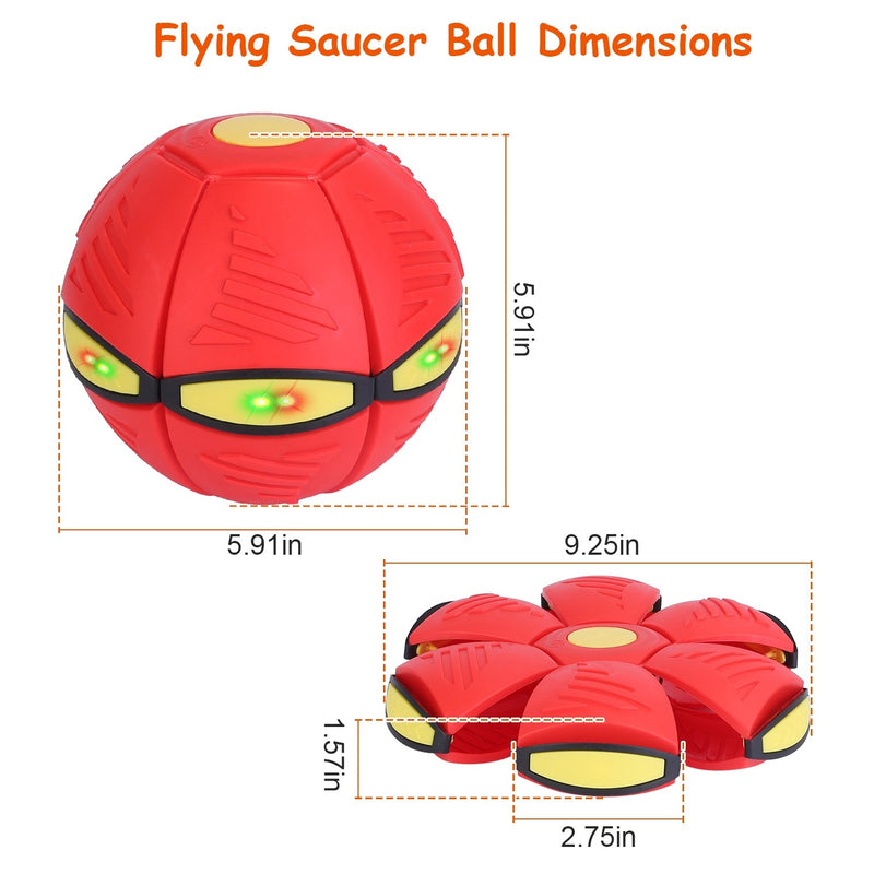 4 Pack Flying Saucer Ball Electric