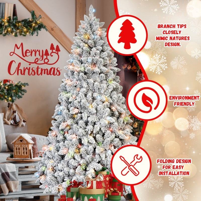 PVC Christmas Tree, Christmas Decorations, With Colored Lights