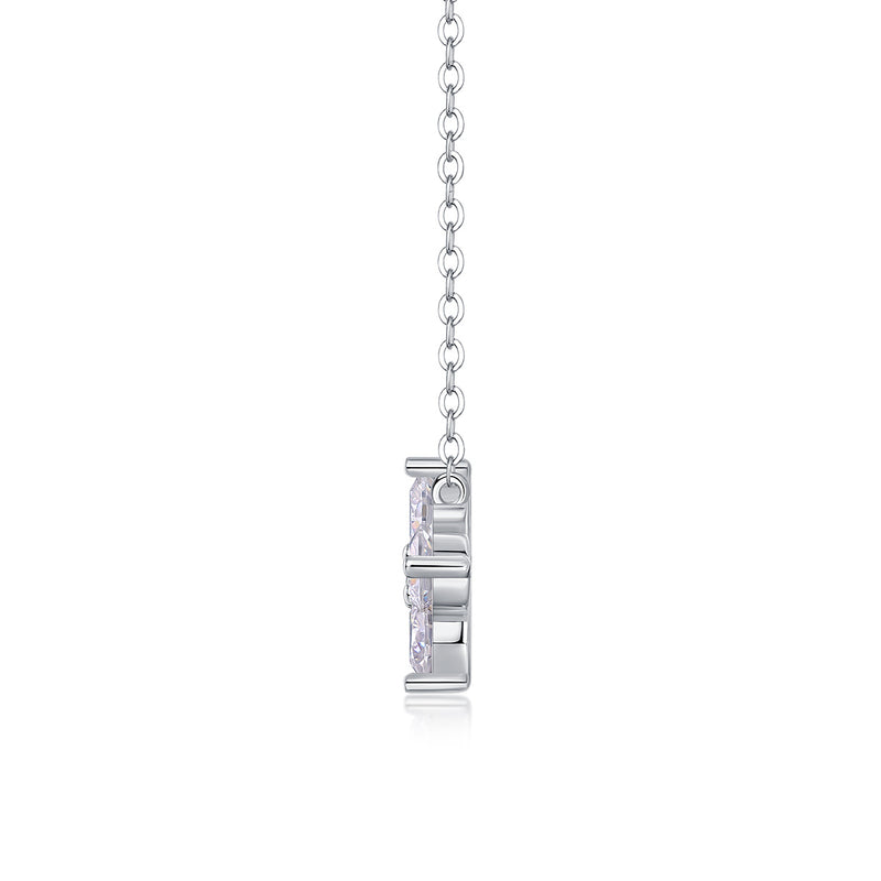 Lucky Four-leaf Clover - A Fashionable And Luxurious Diamond Jewelry Pendant Set