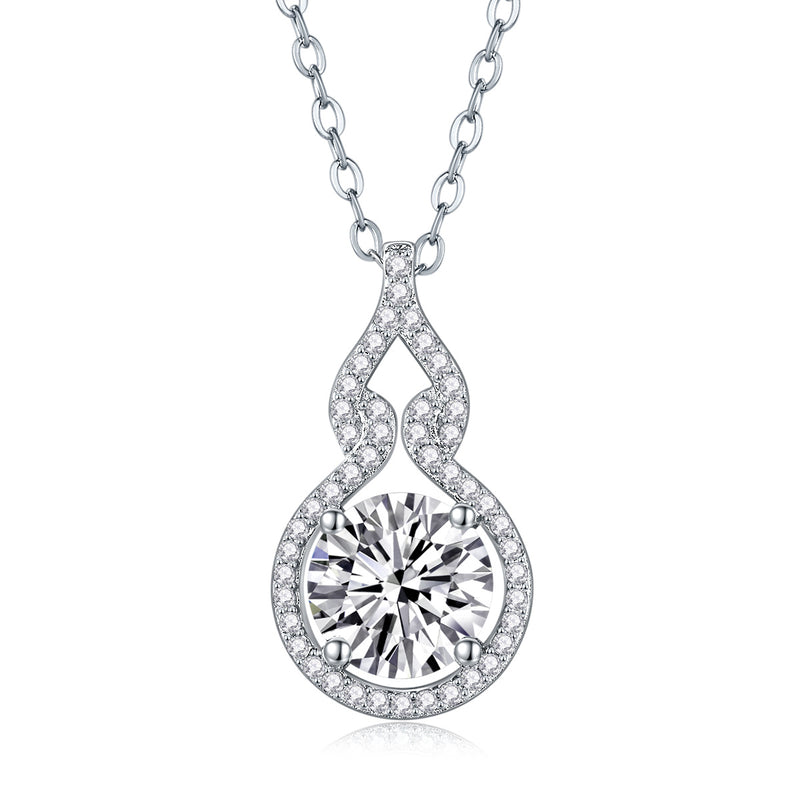 Curve - A Fashionable And Luxurious Diamond Jewelry Pendant Set
