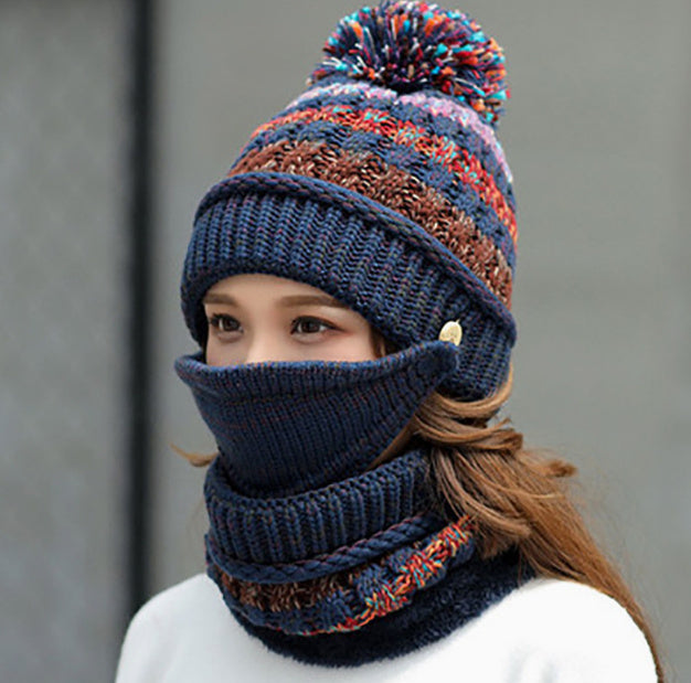 Stylish winter knitted hat