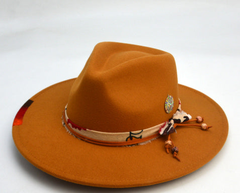 Wool-like Autumn And Winter Felt Cap