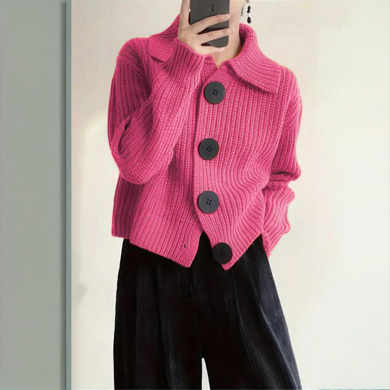 Women's Solid Color Free Size Sweater