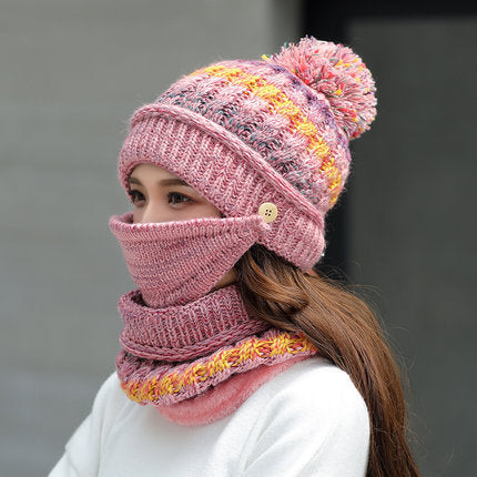 Stylish winter knitted hat