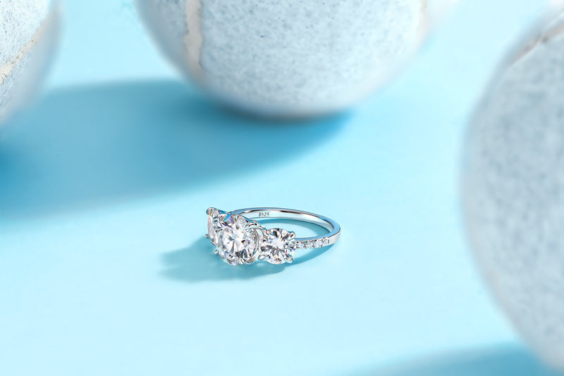 Three Shining Stars - A Fashionable And Luxurious Jewelry Piece Set