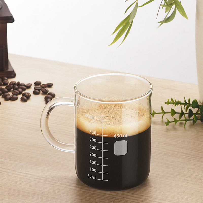 1 PCS Transparent Tape With High Borosilicate Glass Cup