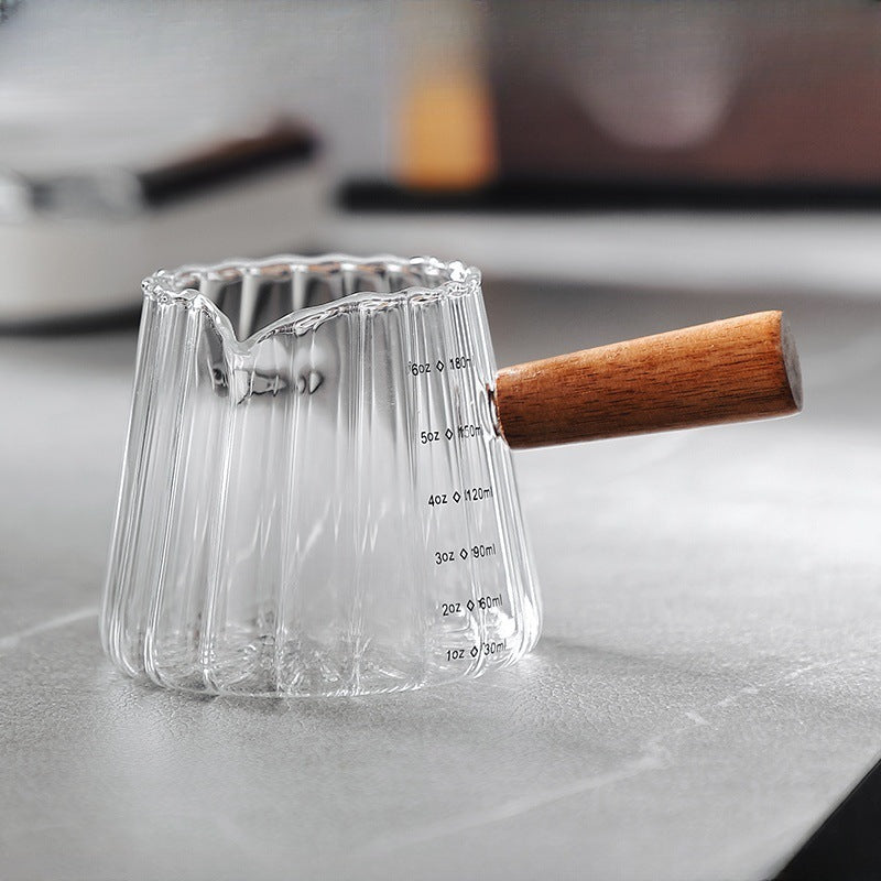 1 Pcs 180ml Mini Coffee Cup, Glass Milk Cup