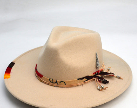 Wool-like Autumn And Winter Felt Cap