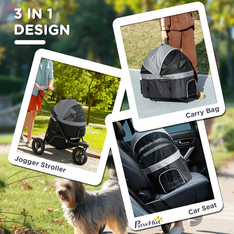 Pet Jogging Stroller For Small Dogs And Cats