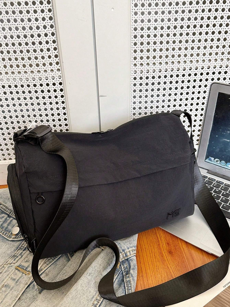 Lightweight Washed Fabric Yoga Bag For Women