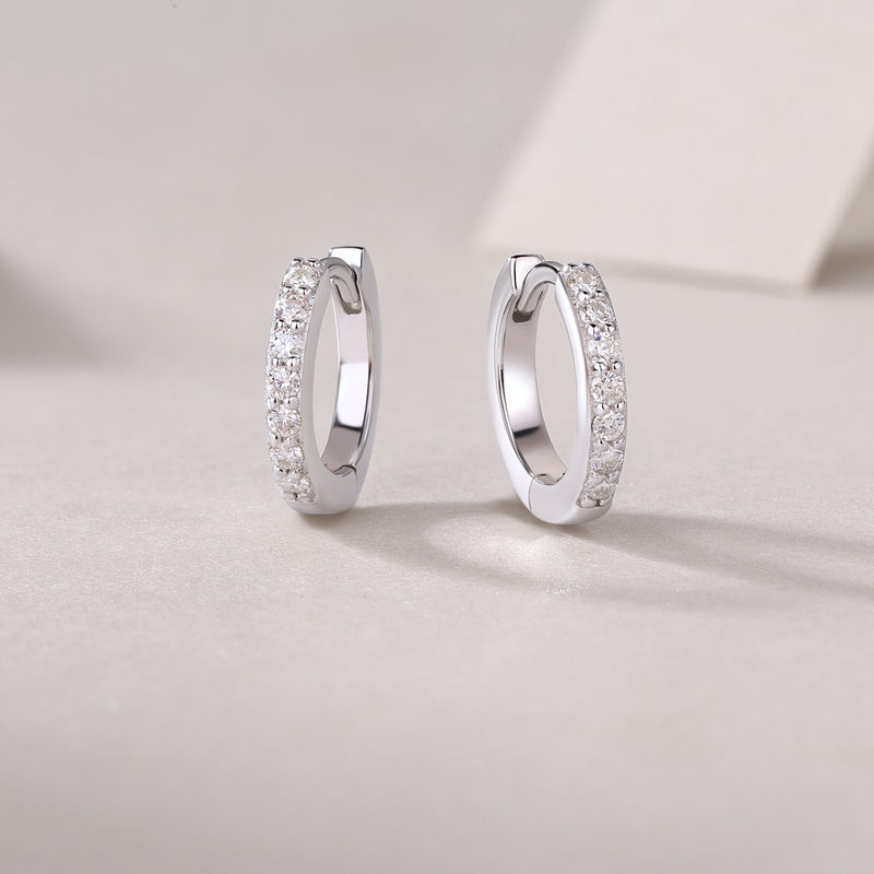 Sure Diamond Set Moissanite Silver Earrings Luxury Fashion Diamond Earrings Stud Earrings