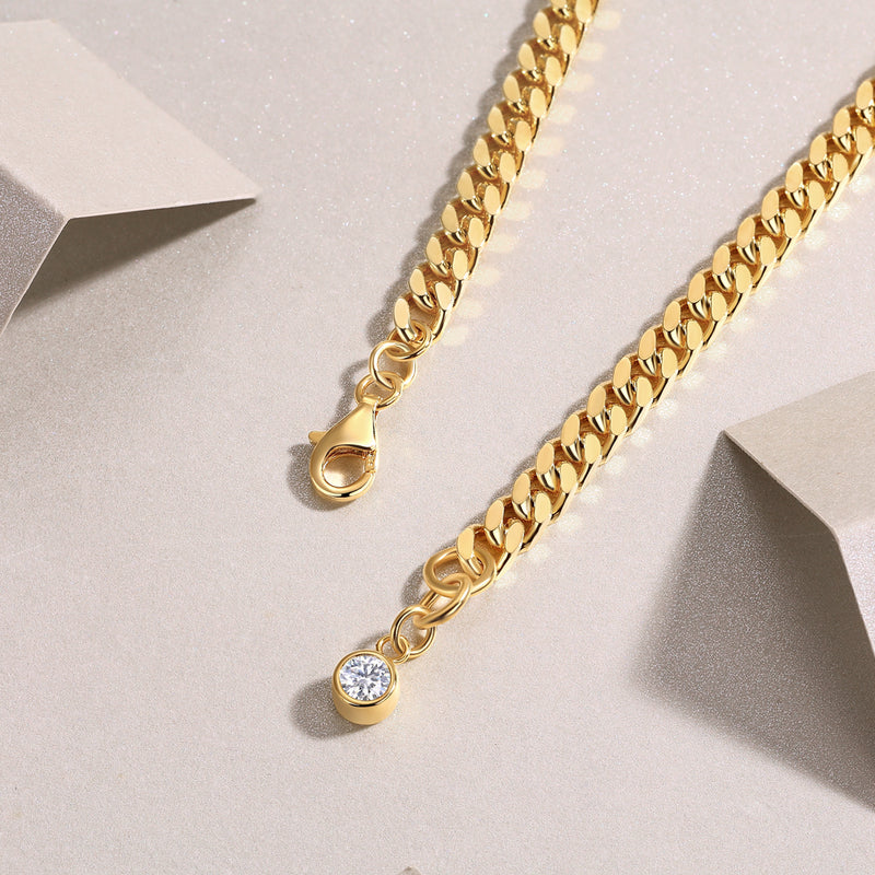Luxury Fashion Mossan Diamond S925 Silver Bracelet Comparable To Natural Diamonds
