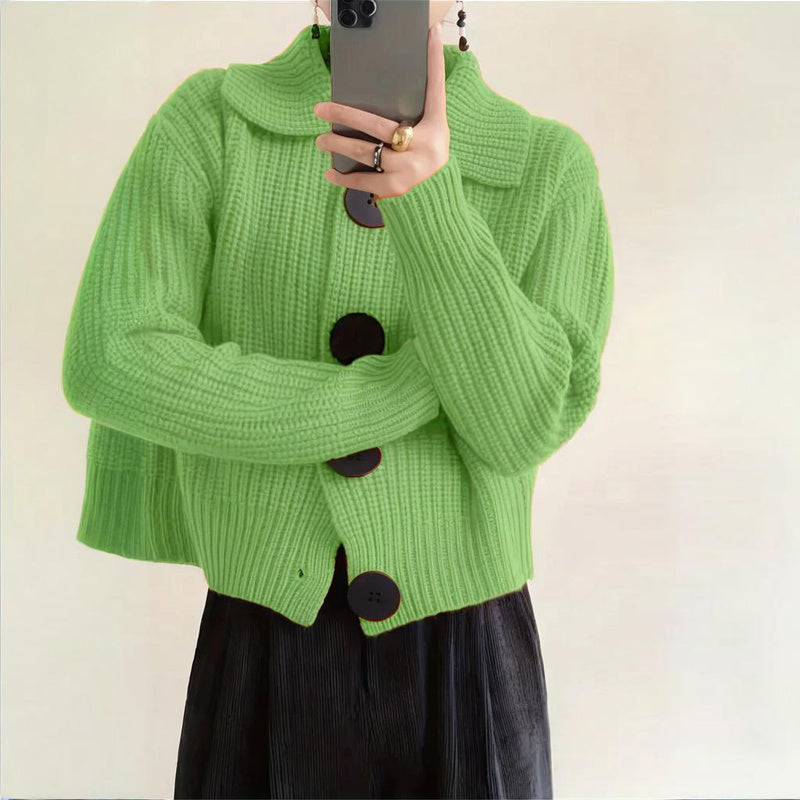 Women's Solid Color Free Size Sweater