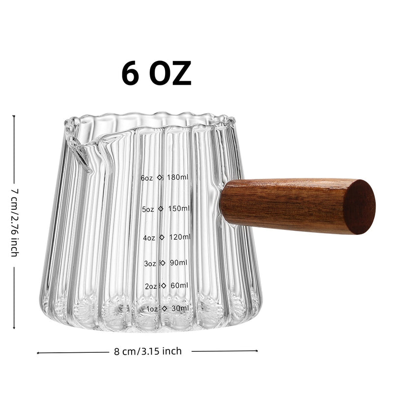 1 Pcs 180ml Mini Coffee Cup, Glass Milk Cup