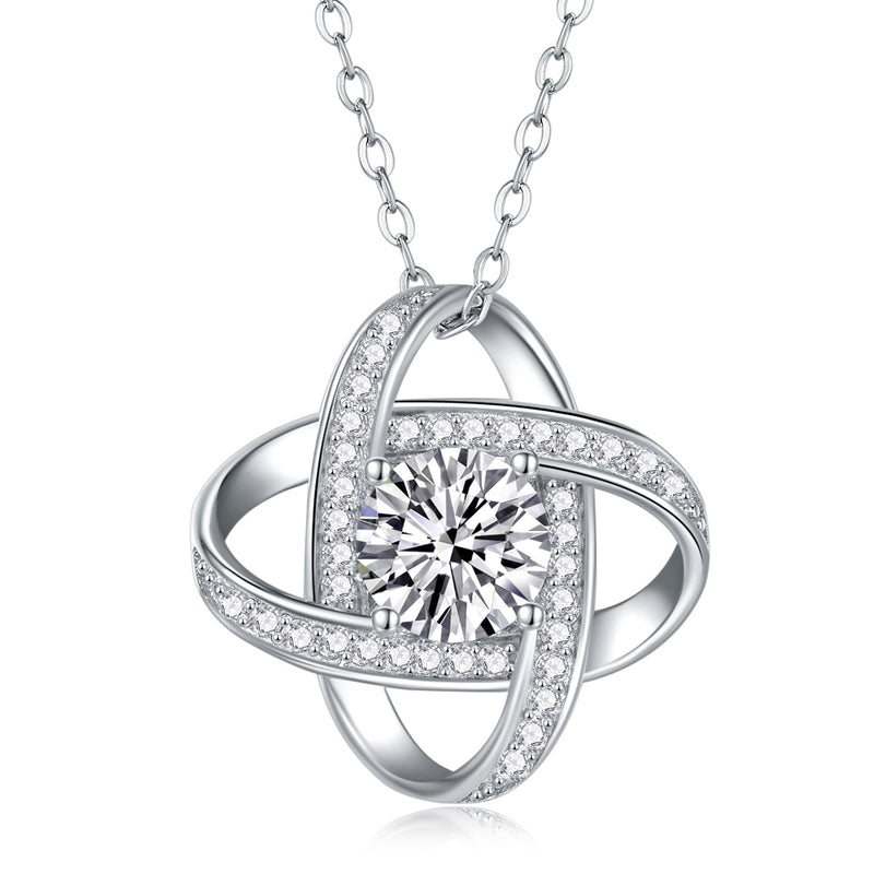Reciprocating - A Fashionable And Luxurious Diamond Jewelry Pendant Set