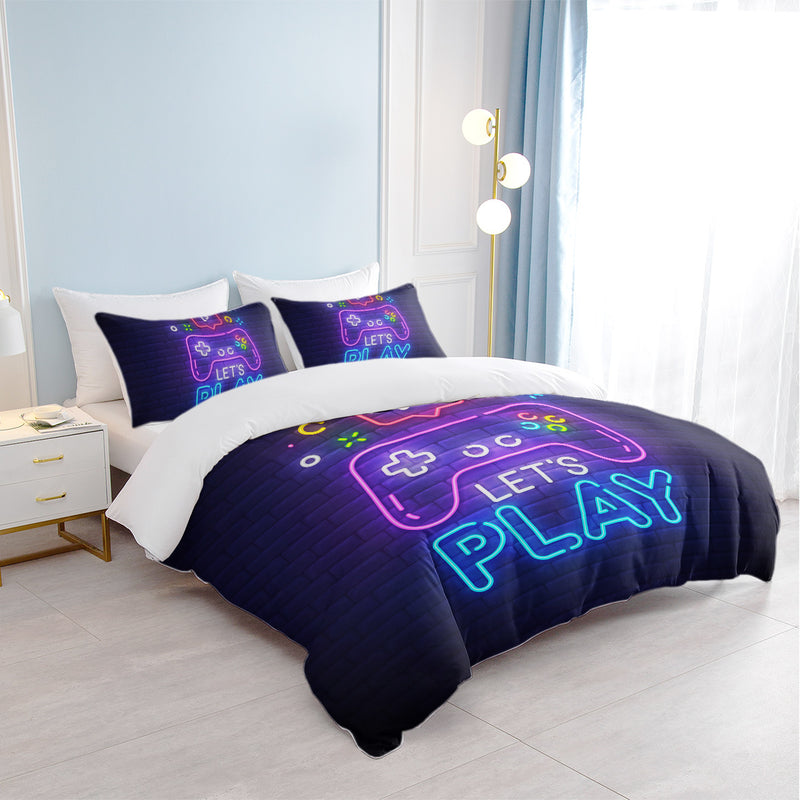 Gaming Duvet Cover Set Twin Full Queen King Size