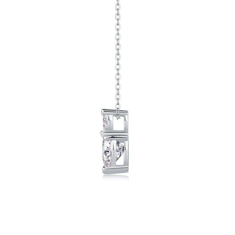 The Beloved Of The Heart - A Fashionable And Luxurious Diamond Jewelry Pendant Set
