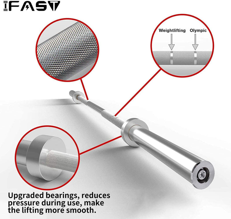 Barbell Rod Suitable For 2 'Olympic' Weight Plates