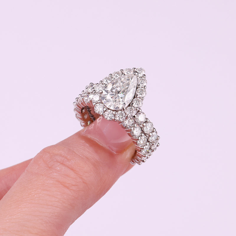 Devoted Dew - Fashionable Men's And Women's Ring And Ring Jewelry Set