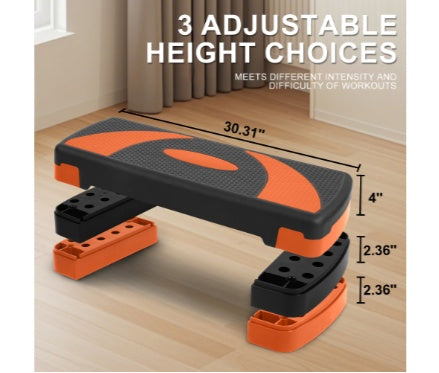 Stepped Cardio Platform, Workout Steps