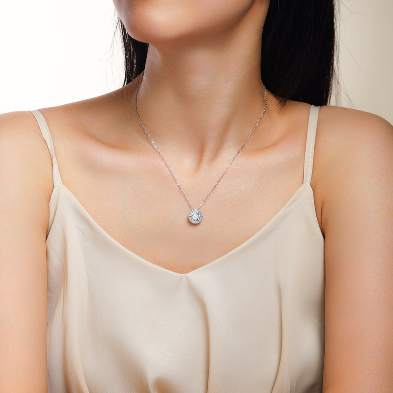 Legend Of The Starry Night - A Fashionable And Luxurious Diamond Jewelry Pendant Set