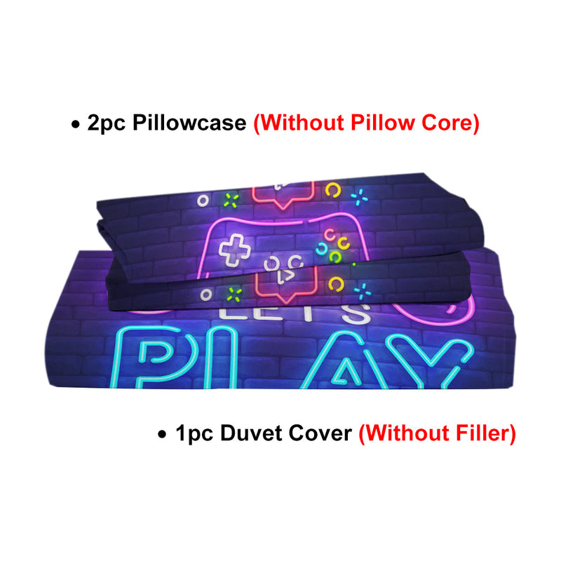 Gaming Duvet Cover Set Twin Full Queen King Size