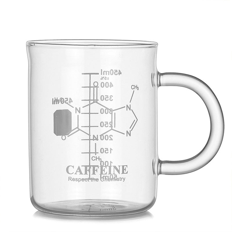 1 PCS Transparent Tape With High Borosilicate Glass Cup