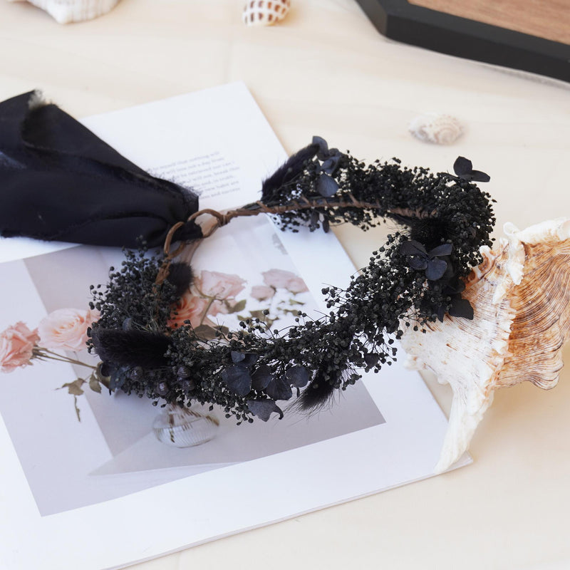 Gypsophila Crown, Dried Flower Crown