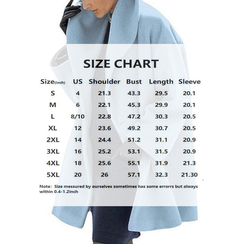 Women's Oversized Hooded Wool-Like Long Coat