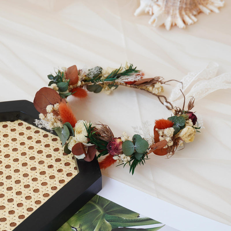 Gypsophila Crown, Dried Flower Crown